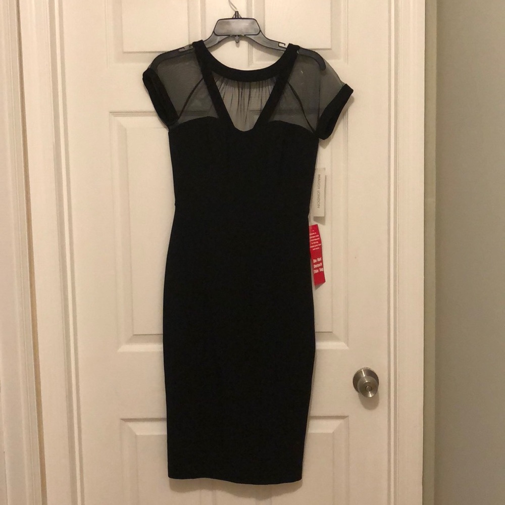 Black cocktail dress